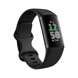 Google Fitbit Charge 6 Activity Tracker with 6-months Premium Membership Included, 7 days battery life and Google Wallet and Google Maps