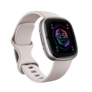 Google Fitbit Sense 2 Health and Fitness Smartwatch with built-in GPS, advanced health features, up to 6 days battery life - Compatible with iOS 15 or higher & Android OS 9.0 or...