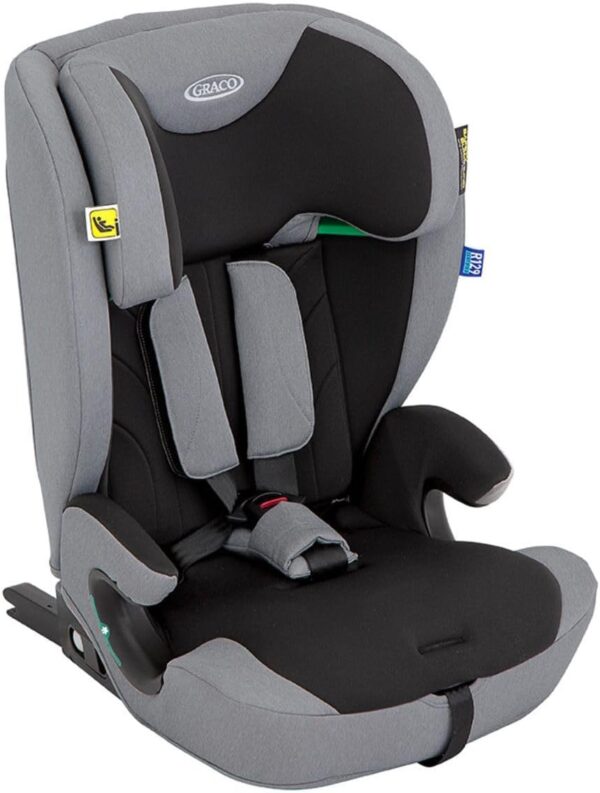 Graco Energi i-Size R129 ISOFIX/Top Tether Harness Booster 76-150cm (15 Months to Approx.. 12 yrs). Harness Mode 76-105cm (15 Months to 4 yrs), Highback Booster Mode 100-150cm...