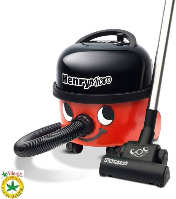 Henry Micro Vacuum Cleaner with Hairo Brush, HVR.200M-11, Red, 9 liters, 80 Decibeles