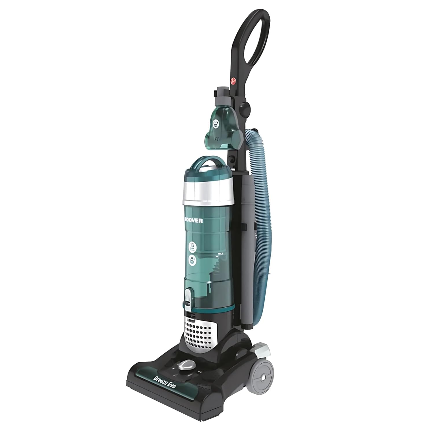 Hoover Breeze Evo Pets Corded Upright Vacuum Cleaner - Lightweight and Compact Design with Long Reach 4.5m Stretch Hose and 7m Power Cord - Bagless 3L Dust Capacity - Powerful...