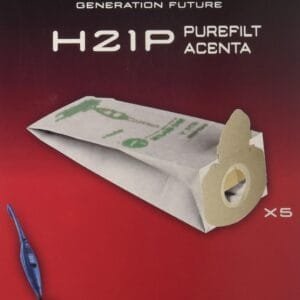 Hoover H21P Vacuum Cleaner Bags, Original, Paper, Anti-odor, Extra Large, Compatible With Acenta Vacuum Cleaners, 5 Pieces