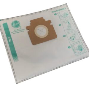 Hoover H88 Vacuum Cleaner Bags, Original, Microfiber, Pure EPA, Anti-Odor, Extra Filtering, Compatible with Hoover H-ENERGY 500, 4 Pieces