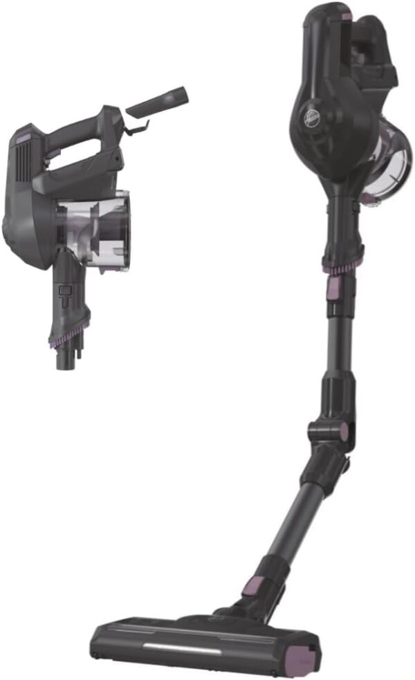 Hoover HF103X, Cordless Stick Vacuum Cleaner, Titanium Grey/Venetian Red