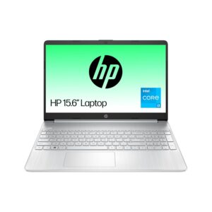 HP 15.6" Laptop | Intel core i3-1215U Processor | 4 GB RAM | 128 GB SSD | Intel UHD Graphics | FHD Display | Up to 7hrs battery | Win 11 | Dual Speakers | Natural Silver |...