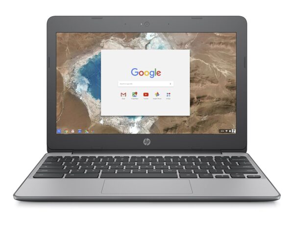 HP Chromebook 11-v000na 11.6-inch HD Laptop (Ash Grey) - (Intel Celeron N3060, 2GB RAM, 16GB eMMC, Intel HD Graphics Card, Chrome OS)