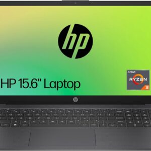 HP Laptop PC 15-fc0018na - AMD Ryzen 3-7320U Processor - 4GB RAM - 128GB SSD - AMD Radeon GPU - 15.6 inch Full HD 16:9 Display - Windows 11 Home - Jet Black
