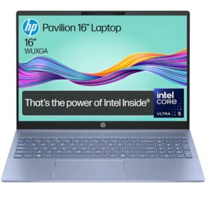 HP Pavilion 16" Laptop | Intel Core Ultra 5-125U Processor | 16 GB RAM | 512 GB SSD | Intel Arc Graphics | WUXGA IPS Display | Up to 11hrs battery | Win 11 | Dual Speakers | Sky...