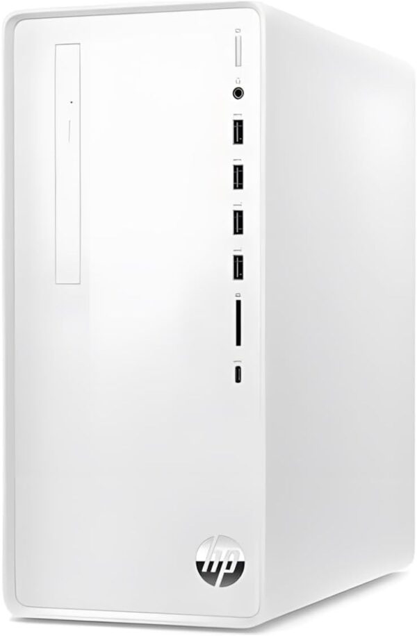 HP Pavilion TP01-5006na Mini Tower Desktop PC | Intel Core i5-14400 up to 4.7GHz | 16GB DDR4-3200MHz RAM | 512GB PCIe NVMe M.2 SSD | Windows 11 Home | White