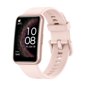 HUAWEI WATCH FIT SE Smartwatch for men women, iOS & Android, Up to 9 Days Battery Life- Fitness Tracker AMOLED Screen - Activity Tracker - Health Monitor & Sports Tracker- Pink