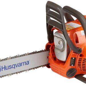 Husqvarna 120 Mark II 14 in. Gas Chainsaw, Orange/Gray