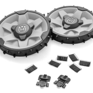 Husqvarna 581889711 Kit Automower Rough Terrain Wheels, Black