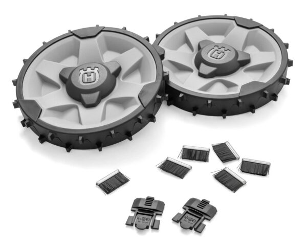 Husqvarna 581889711 Kit Automower Rough Terrain Wheels, Black