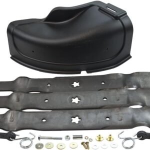 Husqvarna HV-PA-531309643 54 Inch Deck Riding Lawn Tractor Mulching Kit, Black