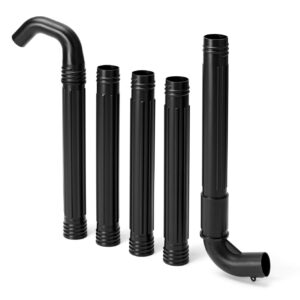 Husqvarna Leaf Blower Gutter Attachment Kit, Hose Attachment 125B and 125BVX Leaf Blowers, Black