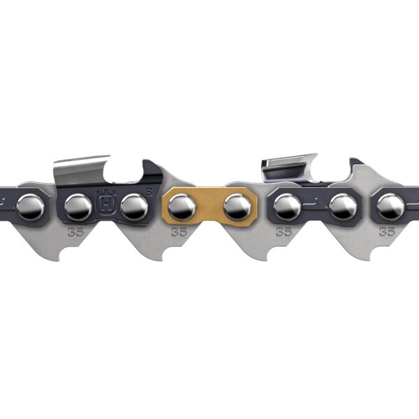 Husqvarna X-Cut S35G 18 Inch Chainsaw Chain, 325" Pitch, 058" Gauge, 72 Drive Links, Genuine Husqvarna Chainsaw Blade Replacement with Low Stretch and Low Vibration, Gray
