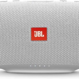 JBL Charge 4 Portable Waterproof Bluetooth Speaker and Power Bank with Rechargeable Battery for More Devices, White