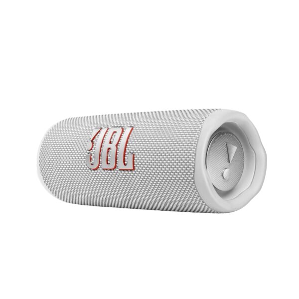 JBL Flip 6 Portable Bluetooth Speaker with 2-Way Speaker System and Powerful JBL Original Pro Sound, Up to 12 Hours of Playtime, White