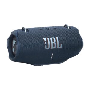JBL Xtreme 4 Portable Bluetooth Speaker with JBL Pro Sound and Convenient Shoulder Strap, IP67 Waterproof, Built-In Power Bank, Blue, UK Plug (Type G)