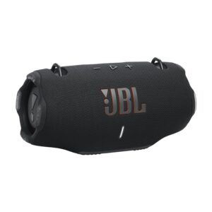 JBL Xtreme 4 Portable Bluetooth Speaker with JBL Pro Sound and Convenient Shoulder Strap, IP67 Waterproof, Built-In Power Bank, Black, UK Plug (Type G)