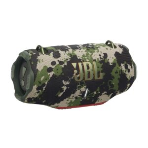 JBL Xtreme 4 Portable Bluetooth Speaker with JBL Pro Sound and Convenient Shoulder Strap, IP67 Waterproof, Built-In Power Bank, Squad, UK Plug (Type G)
