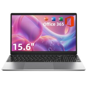 jumper Laptop, 15.6 inch Full HD Display, 5205U Processor, 4GB RAM 128GB EMMC Computer, 38Wh Battery, Dual Stereo Speakers, USB3.0, Office 365 1-Year Subscription, Keyboard Film...