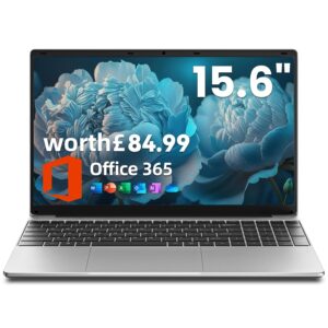 jumper Laptop with Office 365, 15.6 inch HD Display, 4GB RAM 128GB Storage, 5205U Processor, 38Wh Battery, Dual Stereo Speakers, USB3.0, Portable Laptops for Business, School,...