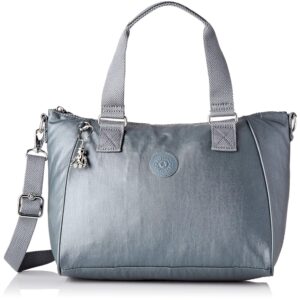 Kipling Amiel Women's Handbag, Grey (Steel Gr Metal), 27x24.5x14.5 cm (B x H x T)