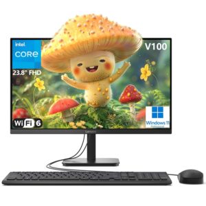 Lenovo 24" All-in-One Desktop Computer for Home Office, Intel 4-Core Processor (Beat i3-1110G4), FHD Display, 16GB DDR4 RAM, 512GB PCIe SSD, WiFi 6, Bluetooth, Business AIO,...