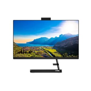 Lenovo IdeaCentre AIO 3 All-in-One Desktop PC | 24 inch Full HD | AMD Ryzen 5 7530U | 8GB RAM | 512GB SSD | Windows 11 Home | Black | Calliope Wireless Keyboard and Mouse