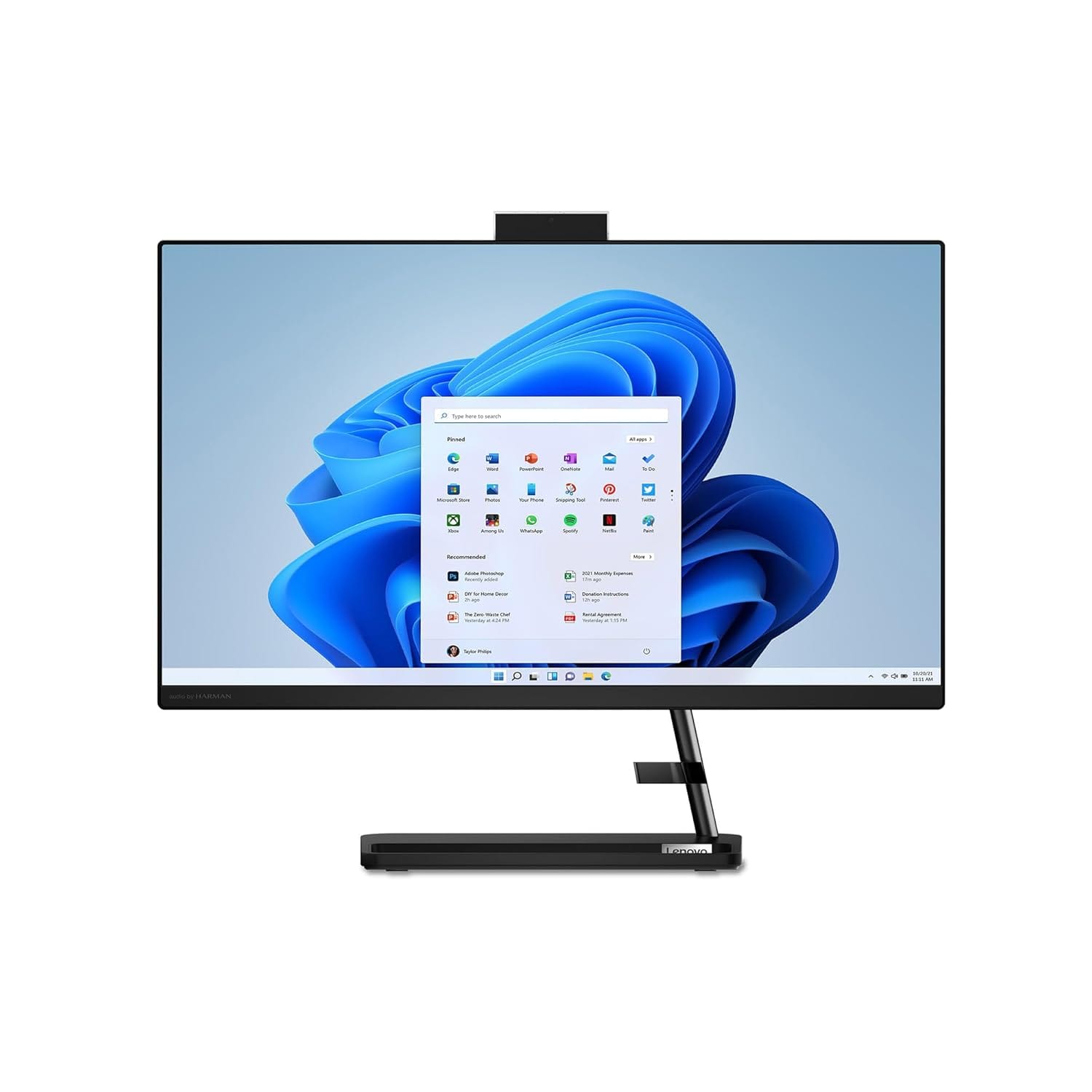 Lenovo IdeaCentre AIO 3 All-in-One PC | 24 Inch Full HD | Intel Core i7-13620H | 16GB RAM | 512GB SSD | Windows 11 Home | Black | USB Calliope Keyboard and Mouse