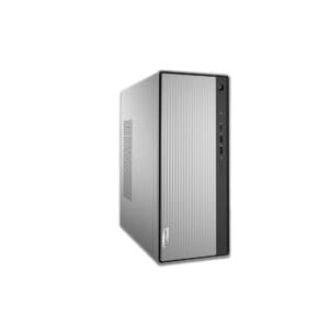 Lenovo IdeaCentre Tower PC (AMD Ryzen 5 5600G processor, 8 GB RAM, 512 GB SDD, Windows 10 Home 64, Wired Mouse and Keyboard) – Mineral Grey