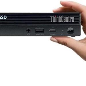 Lenovo ThinkCentre M70q Mini & Tiny Business Desktop PC (Intel 6-Core i5-12400T, 16GB RAM, 512GB SSD, UHD Graphics) w/IST Keyboard, Mouse, 3-Year Warranty, DisplayPort,...