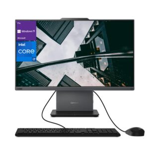 Lenovo ThinkCentre Neo 50a Business All-in-One, 23.8" FHD Anti-Glare Display, Intel Core i7-13620H, 64GB DDR5 RAM, 2TB SSD, Wired KB & Mouse, HDMI, RJ-45, Webcam, Wi-Fi 6,...