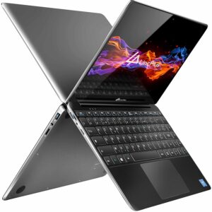 LincPlus P1 13.3" Slim Laptop - Intel Celeron N4020, 4GB RAM, 64GB eMMC, 1080P Full HD IPS Display, Windows 10 S, Lightweight Netbook for Work & Study