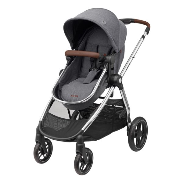 Maxi-Cosi Zelia 3 Luxe 2-in-1 Prams Travel System, 0 - 4 Years, up to 22 kg, Baby Stroller, Reclinable, Reversible Pushchair Seat & Pram Body, One-Hand Fold, XXL Shopping...