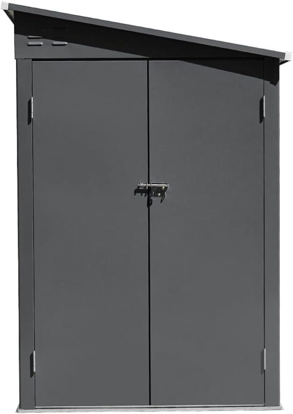 Metal Garden Shed Garage House Outdoor Bike Storage Tools Box 6X4',4.7x8.86ft‘, 8x4',8x6',8x8',8x10' (4.7x8.86')