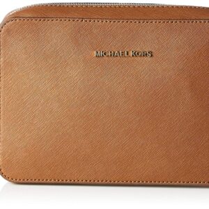 Michael Kors Women's Jet Set Crossbody Leather Bag, Large
