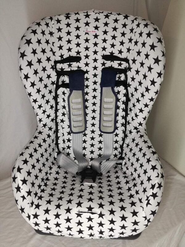 moon-bebe Universal Car Seat Cover Liner for Child's Group 1, 2 y 3 (WHITE)