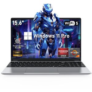NIAKUN 15.6 Inch Gaming Laptop Notebook Computer, 16GB RAM 1TB SSD AMD Ryzen 7 5700U 8C/16T Processor (up to 4.3Ghz) Gamer Laptop Backlit Keyboard, 6000mAh, Type-C