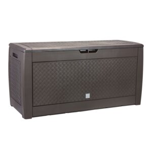 Outdoor Garden Box with Wheels BOXE MATUBA umbra colour