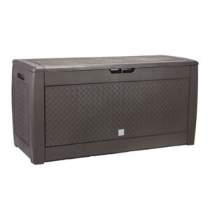 Prosper Plast MBM310-440U 119 x 48 x 60 cm "Boxe Matuba" Garden Container - Dark Brown