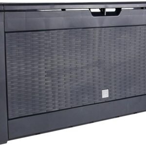 Prosper Plast MBR310-S433 119 x 48 x 60 cm Boxe Rato Garden Container - Anthracite