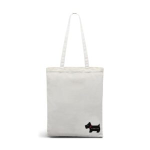 Radley London Dna Womens Fabric Medium Open Top Tote Bag Chalk