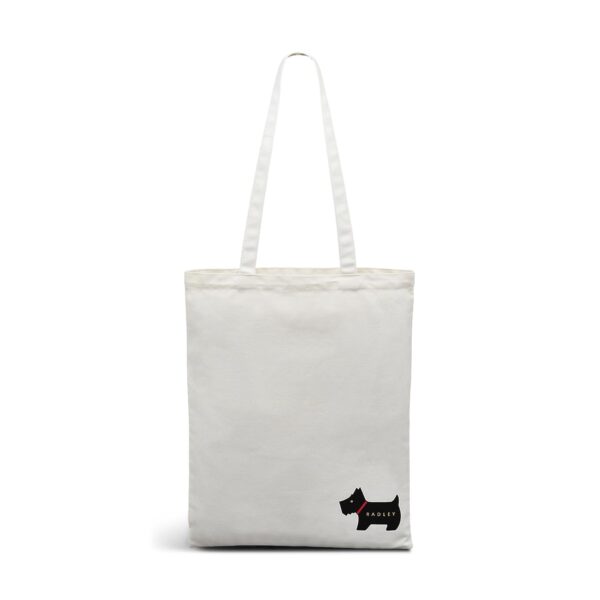 Radley London Dna Womens Fabric Medium Open Top Tote Bag Chalk