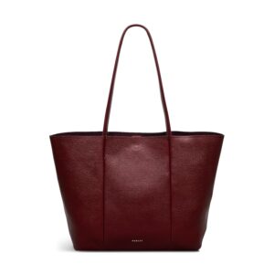 RADLEY London Henrietta Place Large Open Top Tote Bag for Women, in Soft Grained Leather with Grab Handles, Fits 13" Laptop