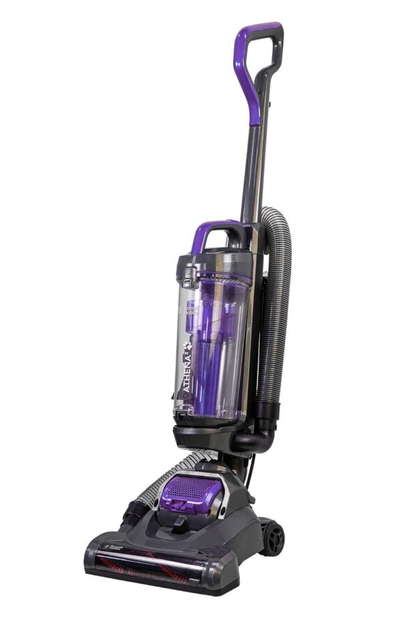 Russell Hobbs Upright Vacuum Cleaner Athena2 Litre Grey & Blue with 3 in 1 Multi-Tool, Triple Dust Lock 400W High Efficiency Motor, 2 Year Guarantee RHUV5601