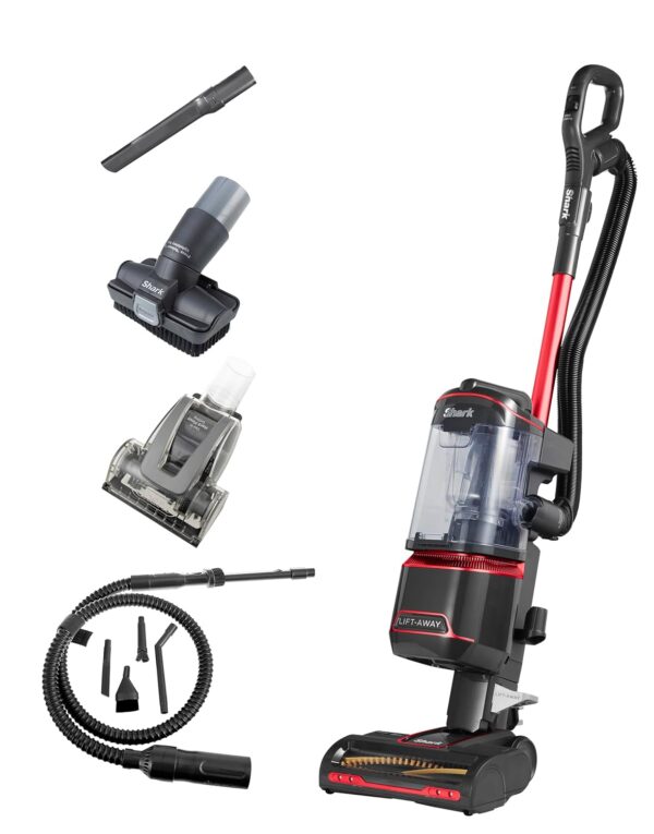Shark Corded Upright Vacuum Cleaner with Anti Hair Wrap, Car Detail Kit, Pet Tool, Crevice Tool, Multi-Surface Tool, Transforms to Portable Vacuum, 750W 1.1 ltrs, Amazon...