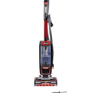 Shark portable Upright Vacuum Cleaner [NZ801UKTSB] Anti-Hair Wrap, Pet Brush, Car Detail Kit, Red & Black