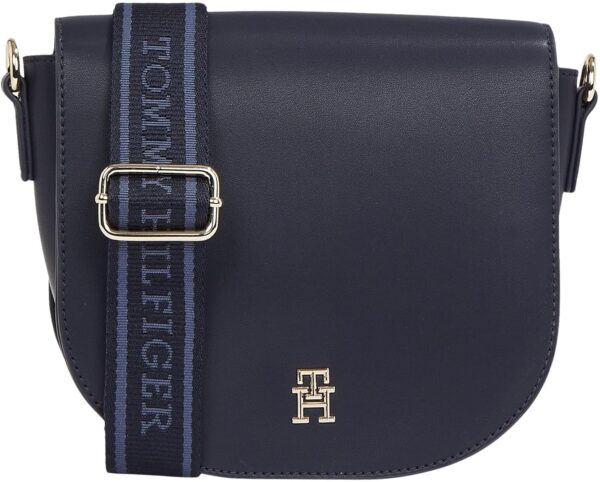 Tommy Hilfiger Women’s Logo Tape Wide Strap Crossbody Bag
